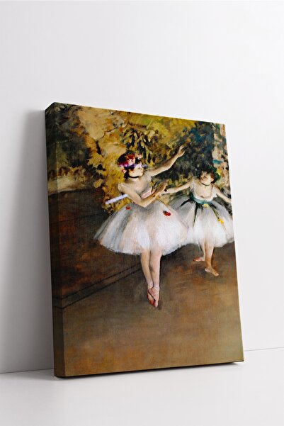 Carmen Edgar Degas - Two Ballerinas Kanvas Tablo- Başyapıtlar
