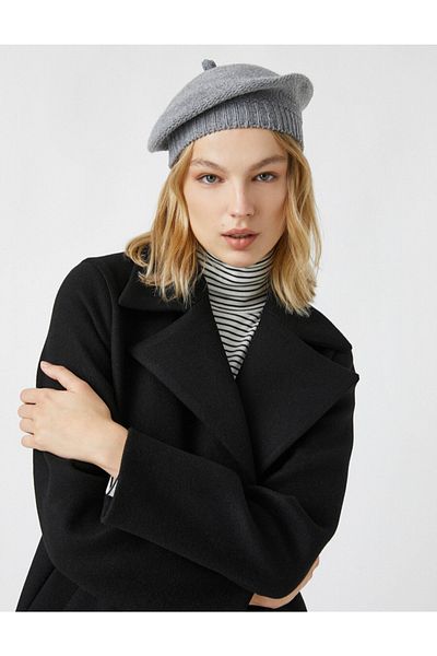 Âlâ Atelier Double Sided Knitted Painter Beret Women's Hat