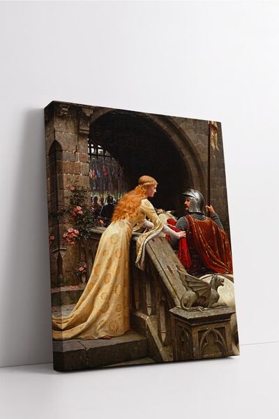 Carmen Edmund Blair Leighton - Tanrı Korusun Kanvas Tablo - Başyapıtlar