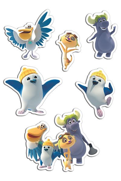 Adel Trt Kids Captain Pengu Baby Puzzle
