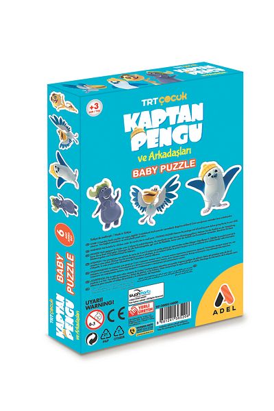 Adel Trt Kids Captain Pengu Baby Puzzle