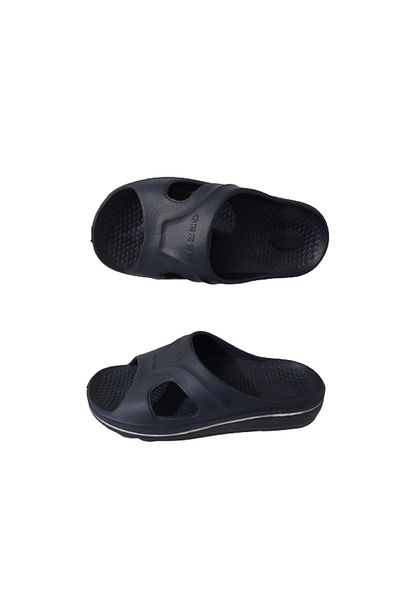 GEZER Unisex Navy Blue-white Striped Bathroom Balcony Beach-sea-pool Daily Slippers