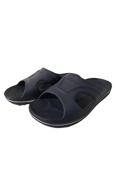 GEZER Unisex Lacivert-beyaz Çizgili Banyo Balkon Plaj-deniz -havuz Günlük Terlik