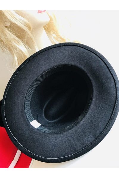 Mimosa Black Stamp Cowboy Fedora Hat