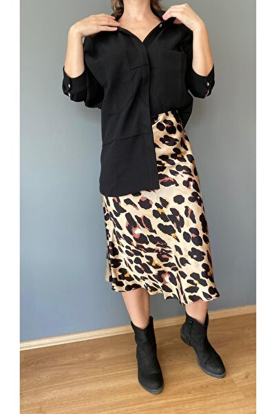 Sinhan Cep Detaylı Siyah Çizgili Model Gömlek