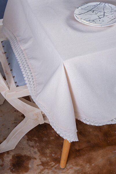 vivamaison Lacy Linen Tablecloth