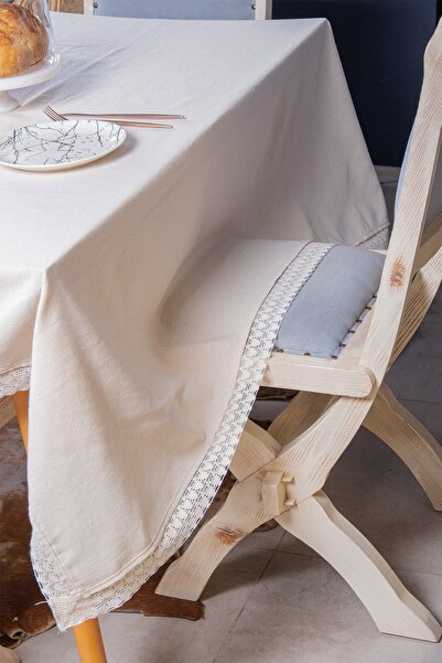 vivamaison Lacy Linen Tablecloth