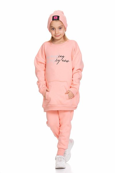 Toçka Set de 3 piese groase de iarnă, cu fleece și beretă supradimensionată, cu imprimeu și accesorii