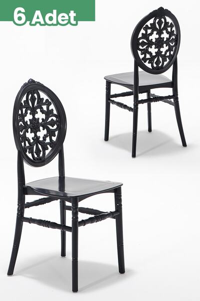 MOBETTO Venüs Mutfak Balkon Sandalye -siyah