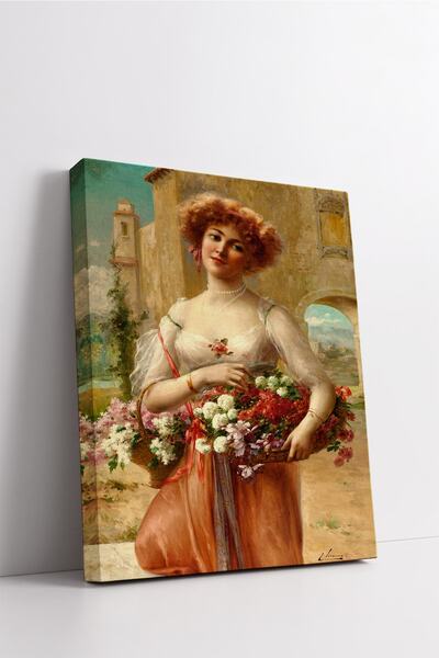 Carmen Emile Vernon - Güzel Kadın Kanvas Tablo - Başyapıtlar