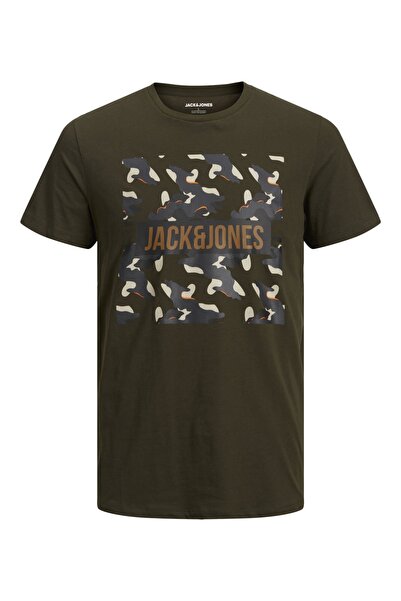 Jack & Jones Μπλουζάκι με στάμπα με λογότυπο με λαιμόκοψη
