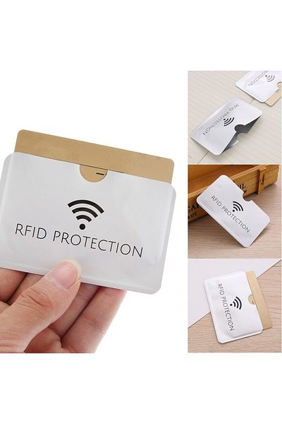 OMAC حامل بطاقات الهوية بمكافحة Rfid، محفظة من الألومنيوم بالليزر، قفل قارئ مضاد للسرقة