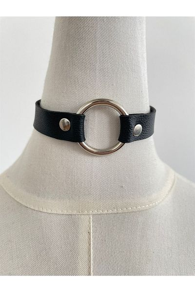 Planet Butik Round Ring Choker Necklace