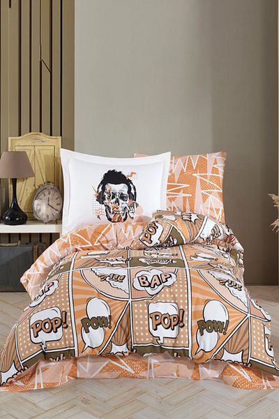 Hobby Sephia Poplin - Single Duvet Cover Set
