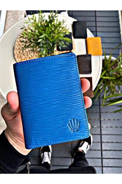 goldenmod Lubeck Slım Blue Cüzdan