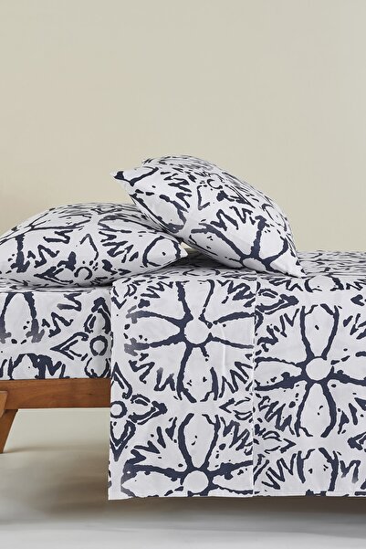 Berolige Aegean Navy Blue 100% Cotton Satin Pillow Case