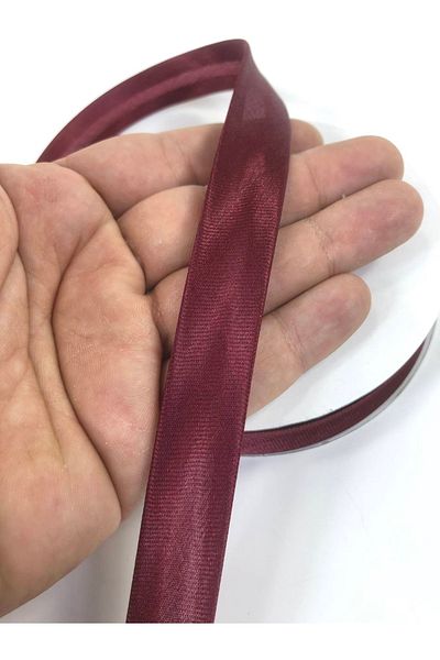 Hobigram Plum Satin Piping 2 cm 1 Meter – Ειδικό Σχέδιο, Αξεσουάρ, Ποιοτική Παραγωγή, Εντυπωσιακό Στυλ – Κορδέλα