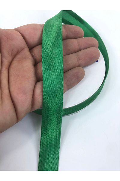 Hobigram Green Satin Biye 2 cm 1 μέτρο – Ειδικό σχέδιο, αξεσουάρ, ποιοτική παραγωγή, εντυπωσιακό στυλ