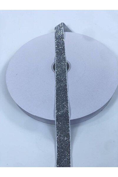 Hobigram Ασημί Γκρι Glitter Velvet Κορδέλα 2 εκ. Η τιμή είναι για 1 μέτρο – Κορδέλα, Κομψό Σχέδιο, Γυναικείο Αξεσουάρ – Κορδέλα