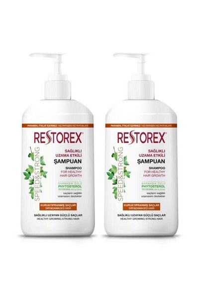 Restorex 1000 ml Healthy Growth Effect 2 Pieces Dry and Damaged Hair - 2rest_dry