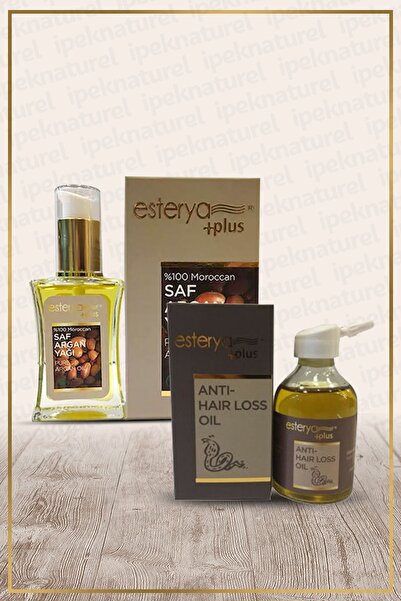 Esterya Plus %100 Moroccan Saf Argan Yağı & Anti Hair Loss Oil 50 Ml