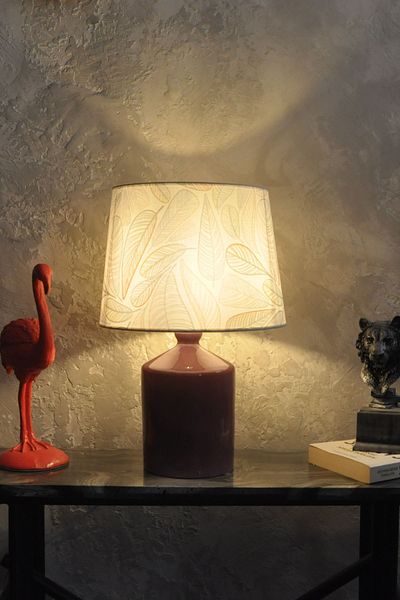 Qdec Ceramic Cube Vase Lampshade Purple - Vectortüy