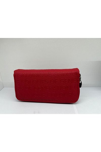Elif Purse 2 Zippers Red Color605356