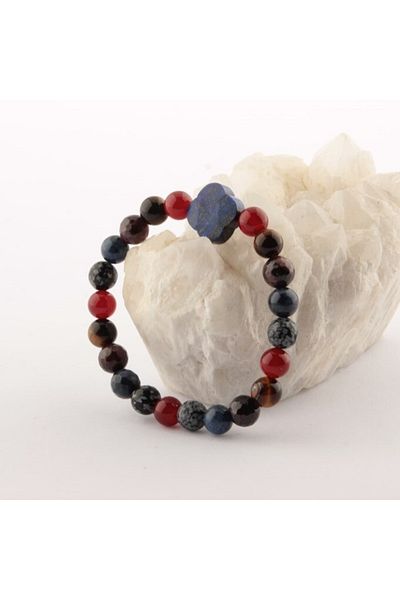ALAVAN Red Agate - Tiger Eye - Garnet