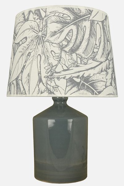 Qdec Ceramic Cube Vase Lampshade Gray - Vectoryaprak