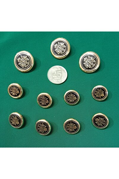 Elitt Blazer Çeket Düğmesi Metalize
