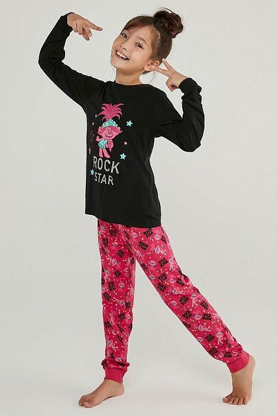 Penti Girl's Trolls Rock Star 2-Piece Pajama Set