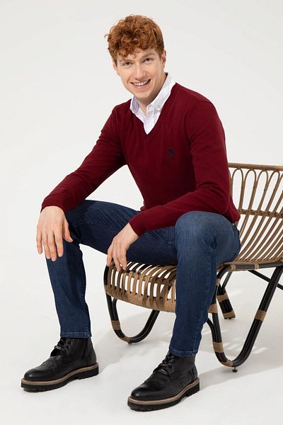 U.S. Polo Assn. Πλεκτό πουλόβερ Polo Basic