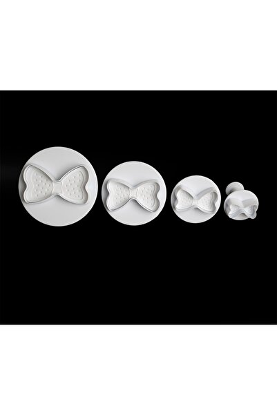 PASTRY PLANET 4-Piece Large Bow Plastic Snatch Set