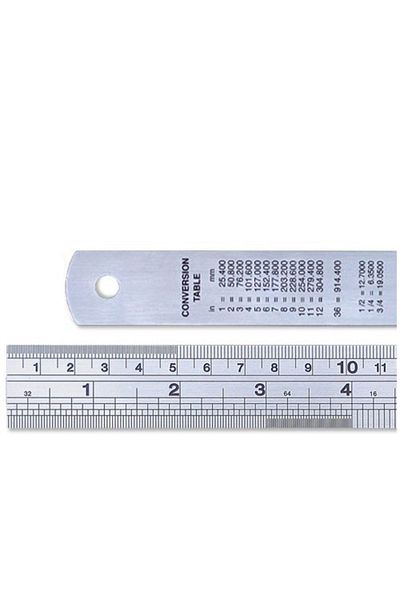 AYDAL A 0321 Steel Ruler 200 X 20 X 0.80 mm 8 Inch