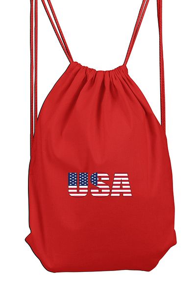 Zeron Tasarım USA Flag Sports Backpack Bll466
