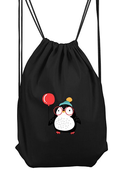 Zeron Tasarım Balloon Penguin Sports Backpack Bll774