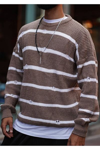 MFU collection Ανδρικό πουλόβερ Oversize Παχύ Πλεκτό