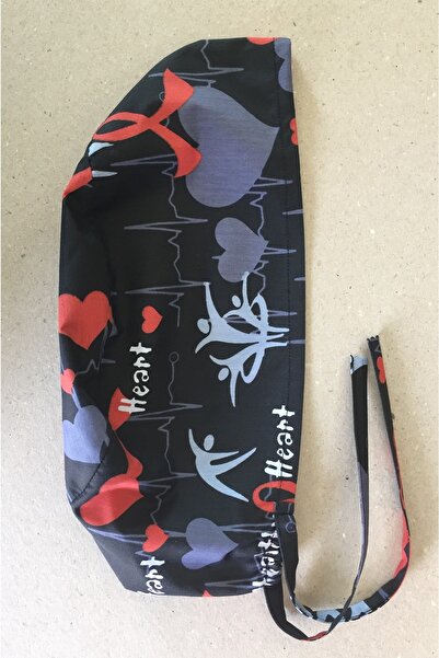 Uçak Medikal Heartbeat Elastic Bonnet-1