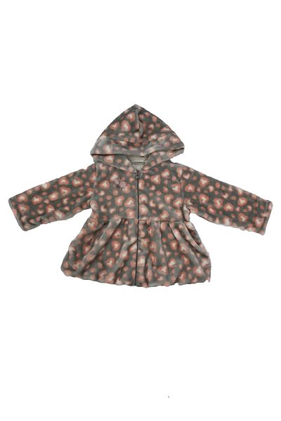 Esterella Girl's Velvet Cardigan / Hooded Zippered Cardigan / Velvet Cardigan
