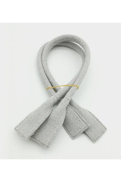 angel çanta aksesuar حقيبة عمود موديل البجع باللون الرمادي الفاتح - مقبض قطني