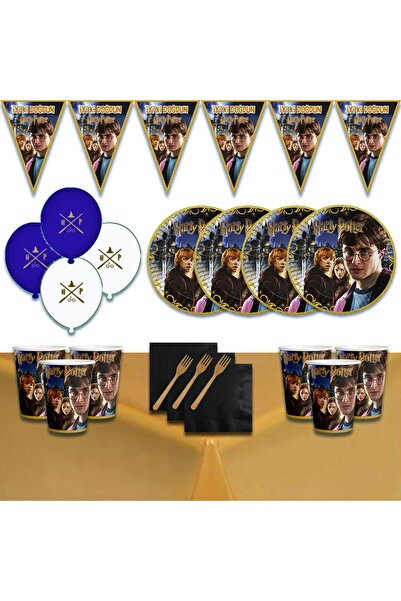 Batman Harry Potter 32 Kişilik Doğum Günü Parti Süsleri Malzemeleri Seti