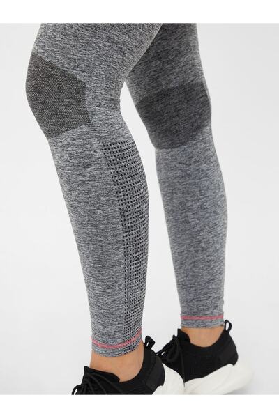 Relaxfit Seamless Dikişsiz Yumuşacık Kumaş Gri Yoga Hamile Tayt