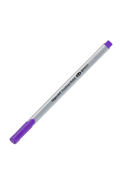 Bigpoint علبة Fineliner أرجوانية مكونة من 10 قطع