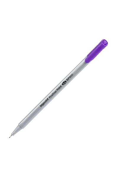 Bigpoint علبة Fineliner أرجوانية مكونة من 10 قطع