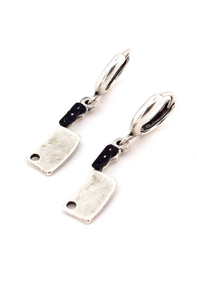 Solfera Master Chef Unisex Dangle Earrings - Inline Shape E893