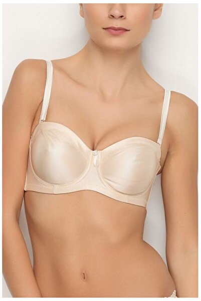 Yeni İnci Γυναικείο σουτιέν χωρίς σφουγγάρι, που συγκεντρώνει το χρώμα του δέ...