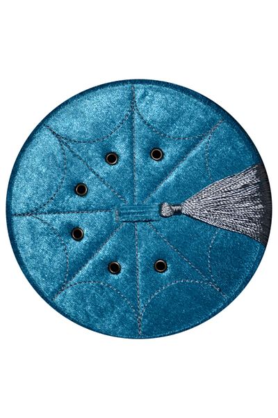 şahinbak Turquoise Felt Fes, Ottoman Fes, Turquoise Fes, Tasseled Fes, Fes T052