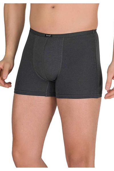 Berrak Ανδρικό σετ 3 τεμαχίων καπνιστό χρώμα Modal Boxer-Short-Slip - Λεπτό ελαστικό και Lycra Clear / 4488