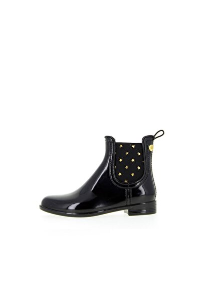 IGOR Cizme de ploaie negre pentru copii Urban Mini Star W10147