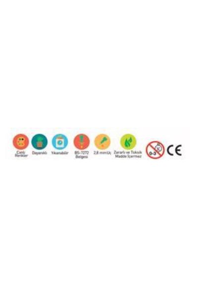 Gıpta Double Sided Felt Tip Pen 12 Colors with PVC Bag K4051